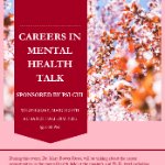 Careers In Mental Health Talk - Sponsored by Psi Chi on March 30, 2022